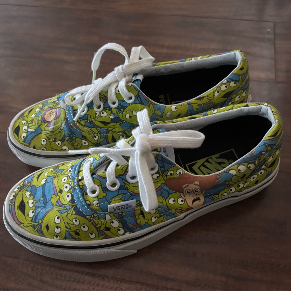 Vans Disney Pixar Toy Story Alien Print Sneakers